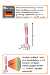 Goldsun Aqua Mobil 1400 Watt GSA14VP Isısı Ayarlanabilir Elektrikli İnfrared Isıtıcı-Beyaz