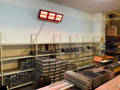 Goldsun Vega Sanayi Tip Kumandasız Endüstriyel Elektrikli Isıtıcı-Siyah