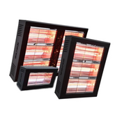 Goldsun Vega Sanayi Tip Kumandasız Endüstriyel Elektrikli Isıtıcı-Siyah