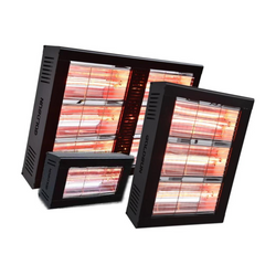 Goldsun Vega Sanayi Tip Kumandasız Endüstriyel Elektrikli Isıtıcı-Siyah